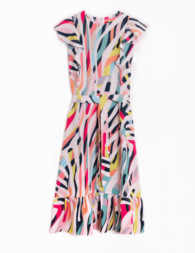 Vestido Vilagallo Lorianne Zebra Madness - Lopezientos