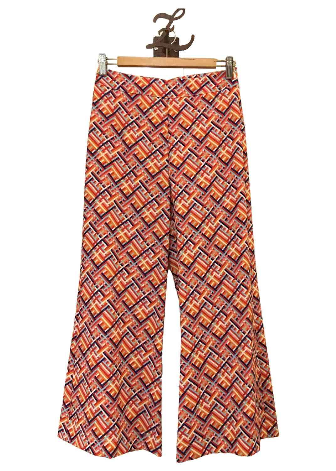 Pantalón mujer Parole Italy ancho rayas colores | Lopezientos