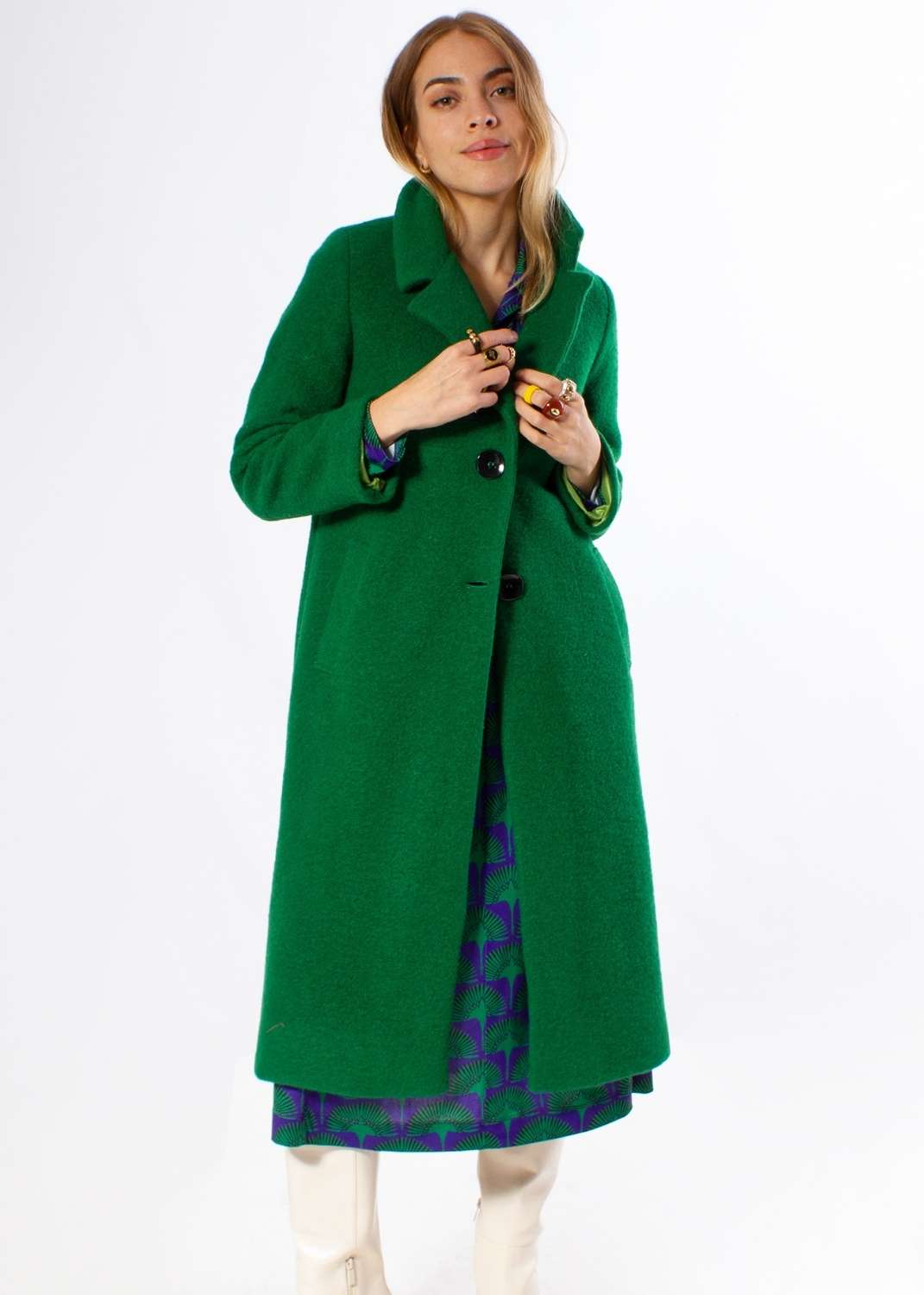 abrigo lana mujer