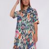 vestido mujer corto estampado