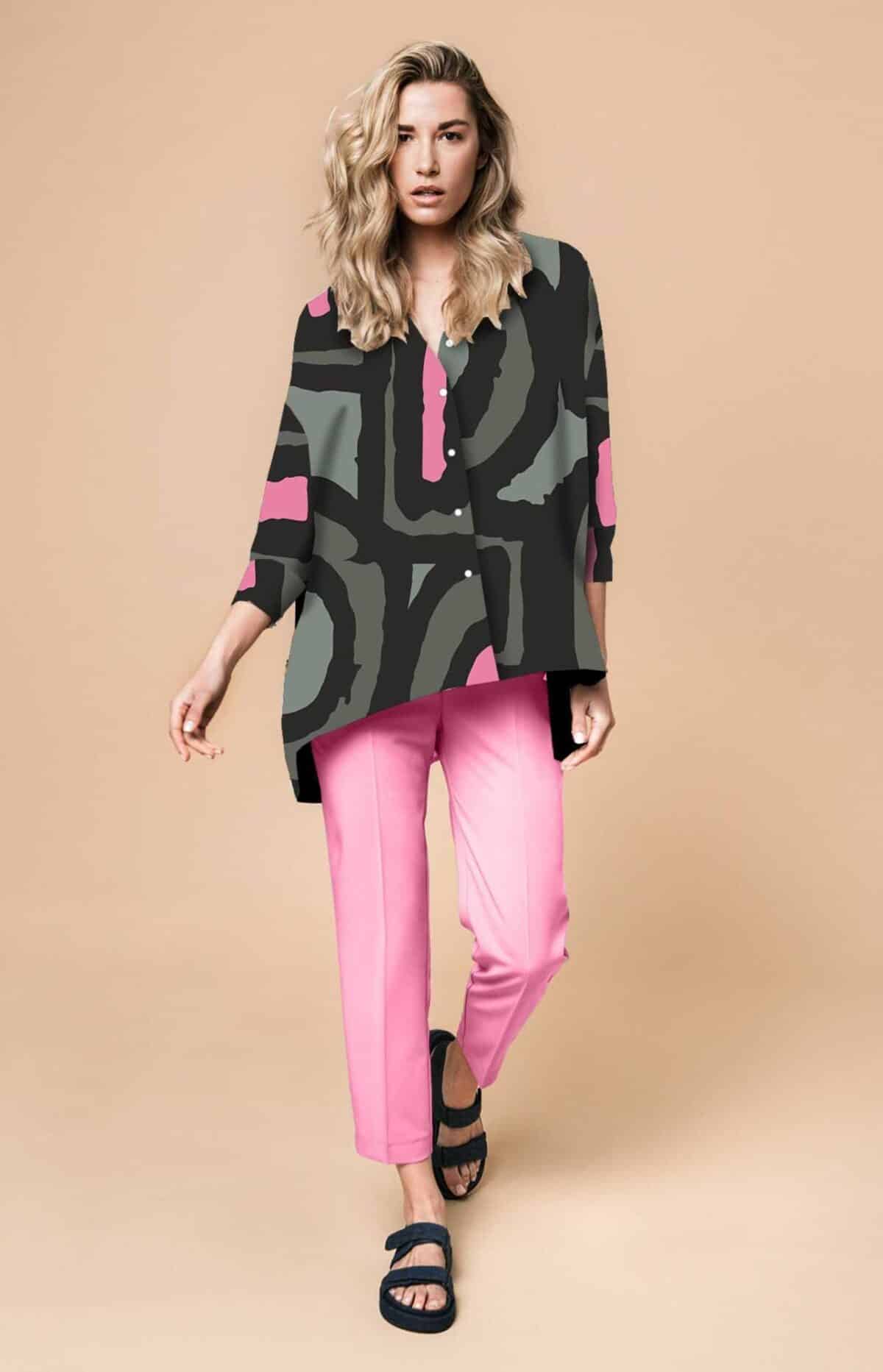 camisa mujer kimono