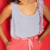 top mujer rayas