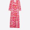 vestido mujer midi estampado