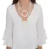 collar mujer largo perlas