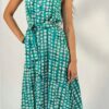 vestido mujer largo estampado