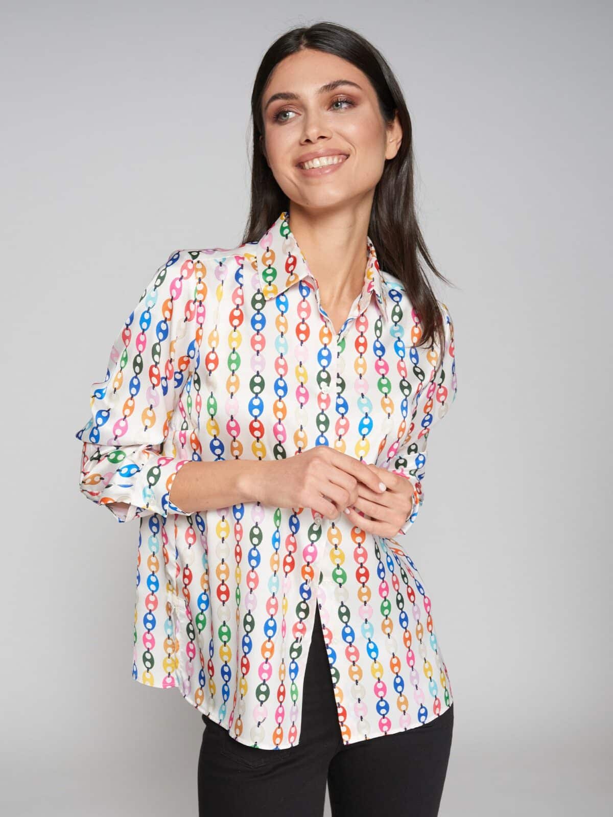 camisa mujer manga larga