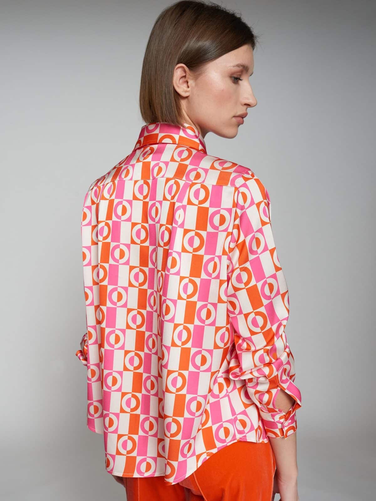 camisa mujer estampada