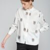 camisa mujer fluida estampada