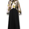 vestido mujer estampado combinado