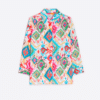 camisa mujer algodón estampada