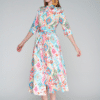 vestido mujer midi verano estampado