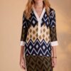 vestido corto mujer geométrico