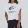 camiseta mujer dibujo pez