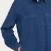 sobrecamisa mujer denim