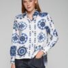 camisa mujer estampada verano