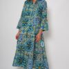 vestido mujer midi estampado mosaico