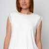 top mujer cuello redondo
