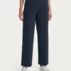 pantalón mujer capri ancho liso