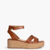 sandalias mujer cuña en yute