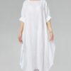 vestido mujer ancho 100% lino