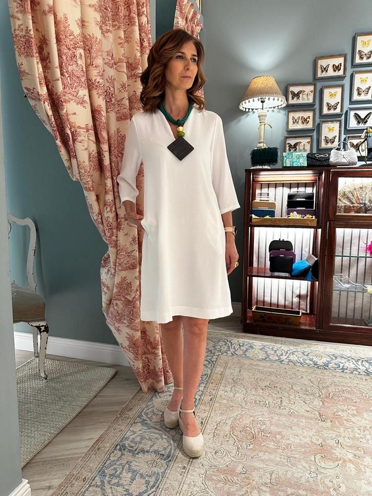 vestido mujer liso Parole Italy