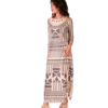 vestido estampado Minas Parole Italy
