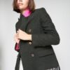 chaqueta mujer punto flecos vilagallo