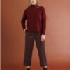 pantalón mujer vuelta cuadros