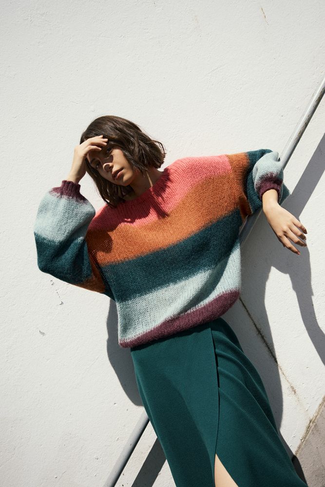 jersey mujer listado degradado