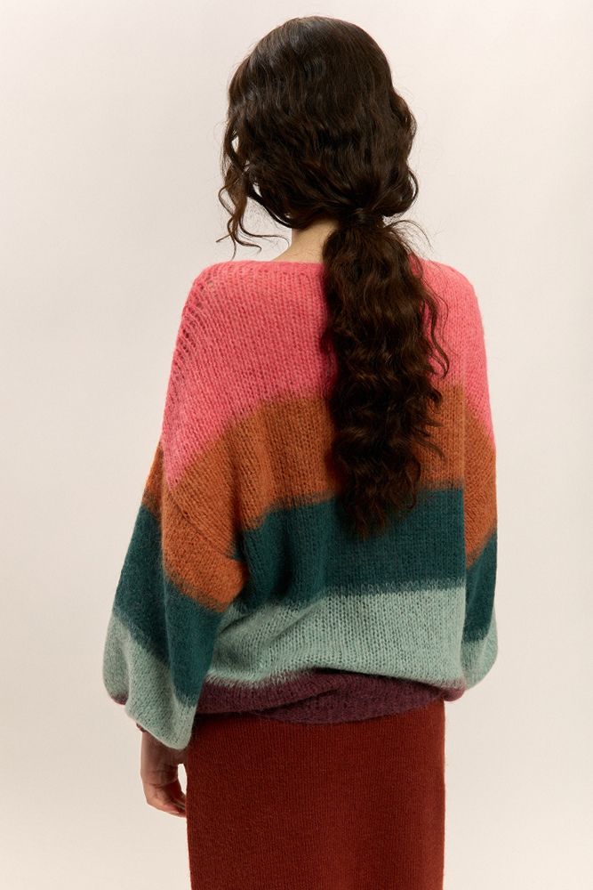 jersey mujer listado degradado