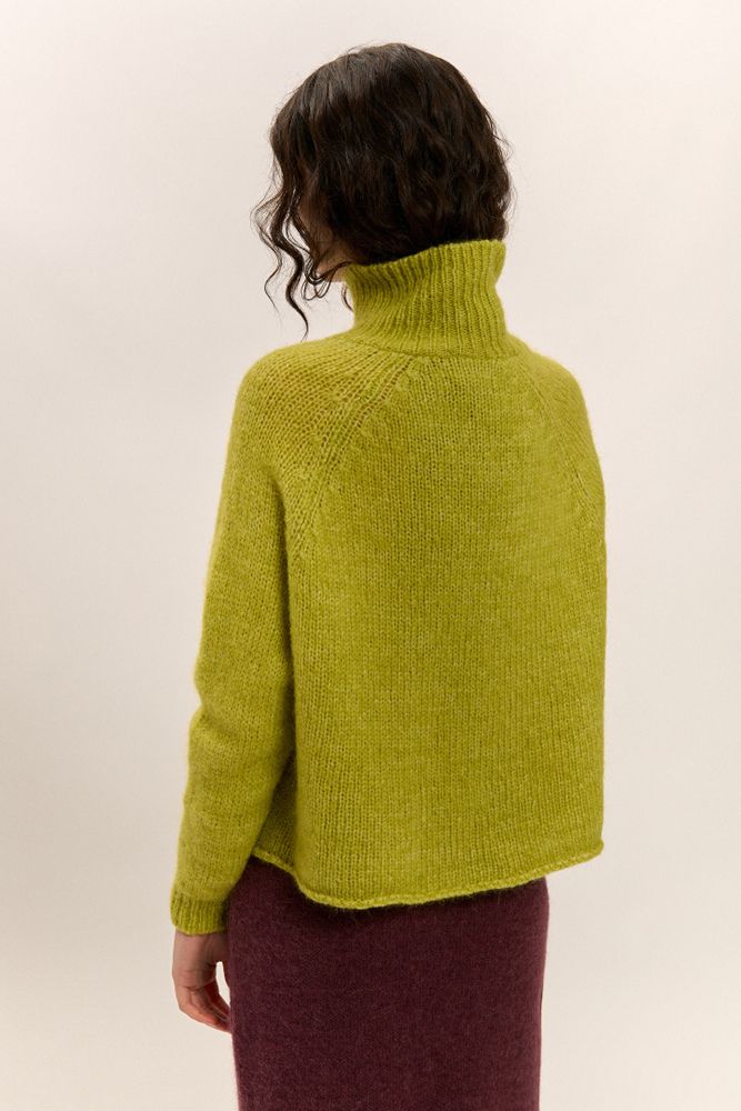 jersey mujer cuello cisne