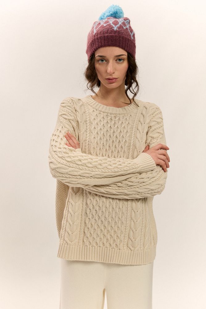 Jersey mujer trenzas