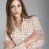 Camisa mujer estampada rombos