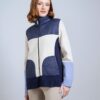 chaqueta mujer combi puffy
