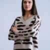 jersey mujer estampado manchas