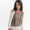 jersey mujer punto cuello redondo