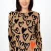 jersey mujer estampado corazones