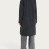 abrigo mujer largo vegan wool