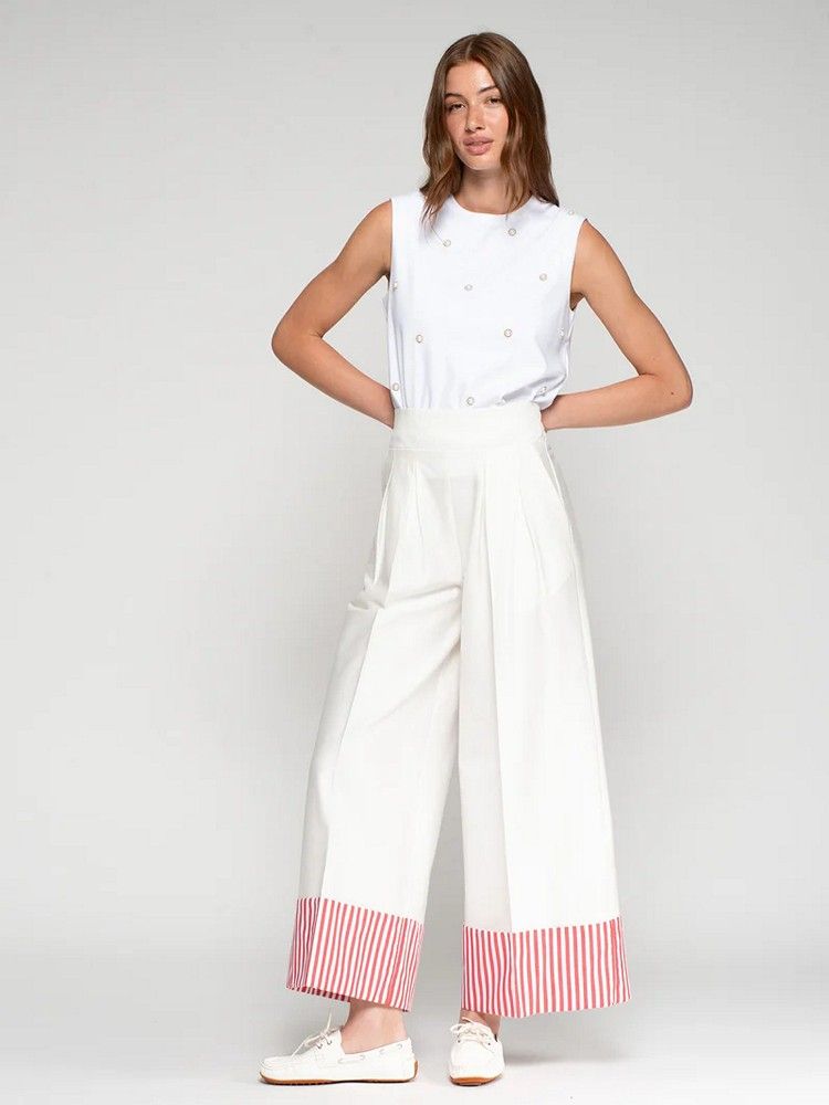 pantalón mujer ancho vilagallo