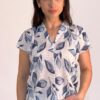 camiseta mujer hojas