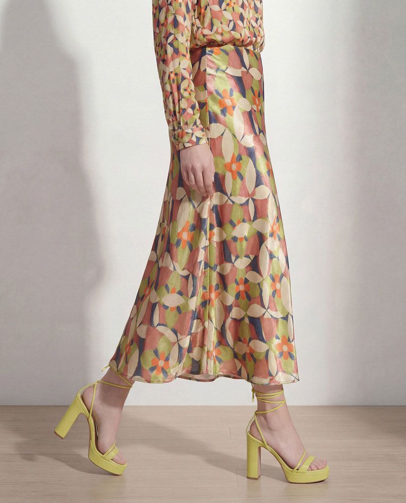 falda mujer evase lisse Parole Italy