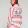 camisa mujer raya palmeras vilagallo