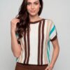 jersey mujer estampado rayas