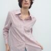 camisa mujer rayas oversize