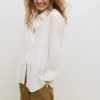 camisa mujer oversize popelín