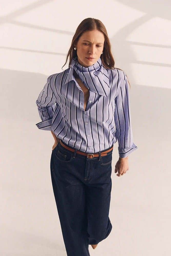 camisa mujer oversize