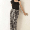 pantalón mujer cuadros