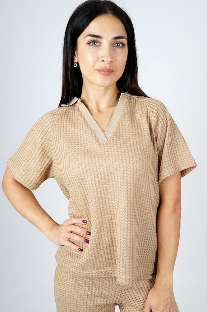 polo mujer cuello pico