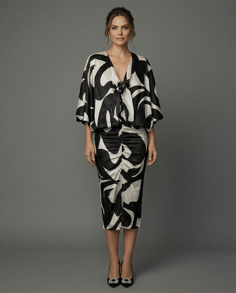 vestido mujer fiesta gasa