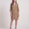 vestido mujer corto estampado lisee parole italy